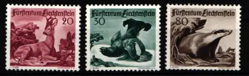 Liechtenstein 285-287 postfrisch Wildtiere #NF122