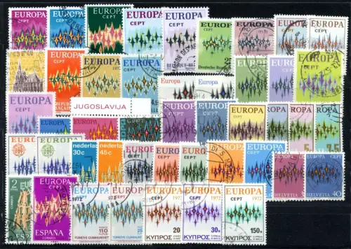 Cept Jahrgang 1972 gestempelt #GU038