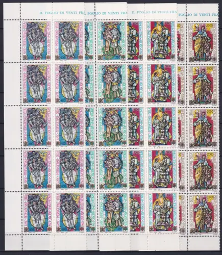Vatikan 1118-1121 postfrisch als 10er Bogenteile #OM779