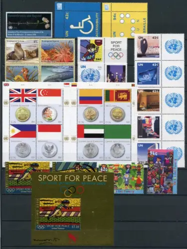 UNO New York Jahrgang 2008 postfrisch #GY747