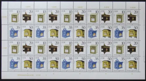 DDR ZD Bogen 2924-2927 postfrisch mit DV WPD 2 #NE041