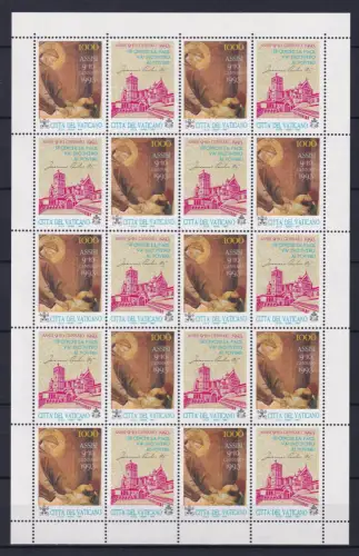 Vatikan 1079 postfrisch als 10er Bogenteil #OM771