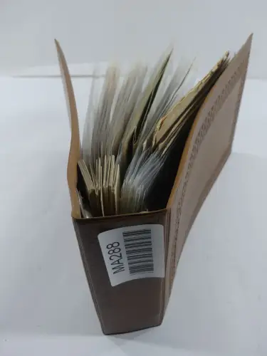 Deutsches Reich kleiner Briefbestand u.a. mit Notstempeln im Briefe-Album #MA288