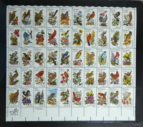 USA 1532-1581 F postfrisch als Zd-Bogen #DBQ97