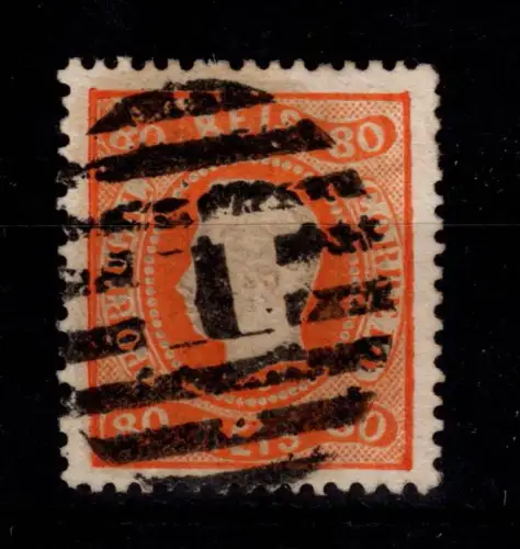 Portugal 30 gestempelt rechts etwas eng gezähnt #DCH94