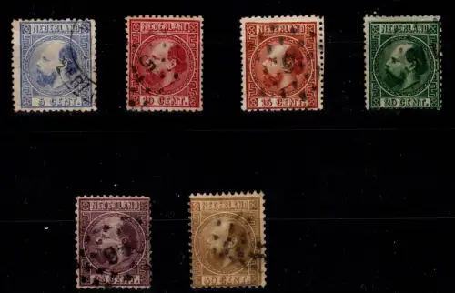 Niederlande 7-12 gestempelt #DCH82