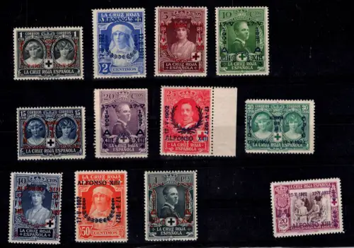 Spanien 322-335 postfrisch ohne 333, 334 #DCI02