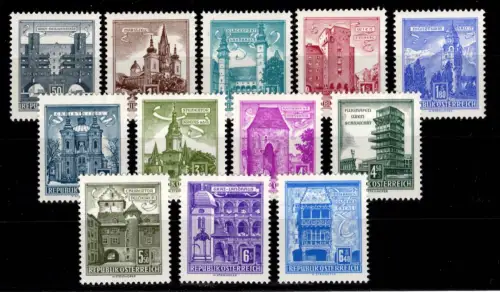 Österreich 1044-1055 postfrisch #DCI46