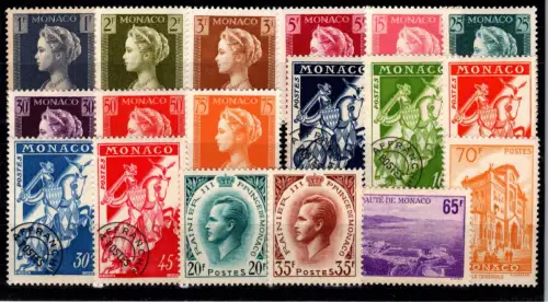 Monaco Jahrgang 1957 postfrisch #OB362