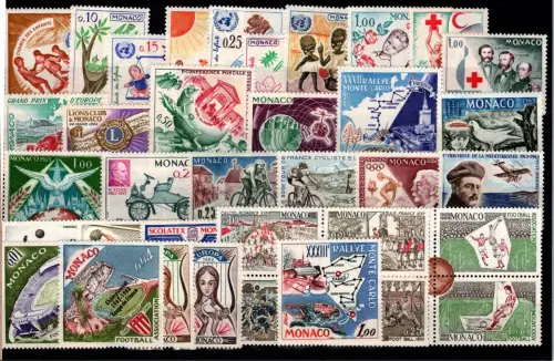 Monaco Jahrgang 1963 postfrisch #OB356