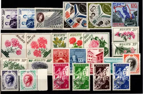 Monaco Jahrgang 1959 postfrisch #OB360