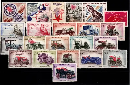 Monaco Jahrgang 1961 postfrisch #OB358