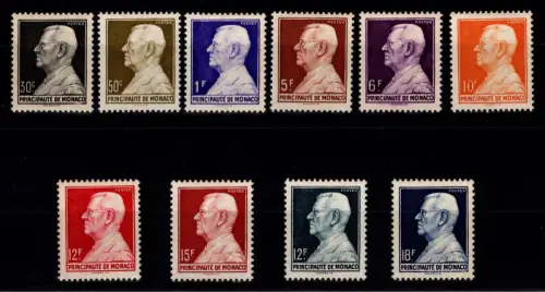 Monaco 371-380 postfrisch #OB374