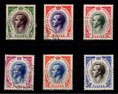 Monaco 506-511 gestempelt #OB379
