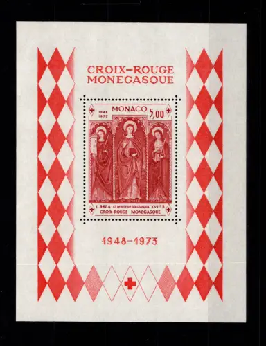 Monaco 1071 postfrisch als Block #OB376