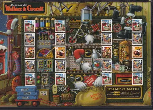 Großbritannien 3023 II-3028 II postfrisch Smilers Bogen "Christmas" 2010 #DEN77