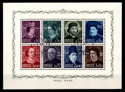 Portugal Block 14 gestempelt #OV221