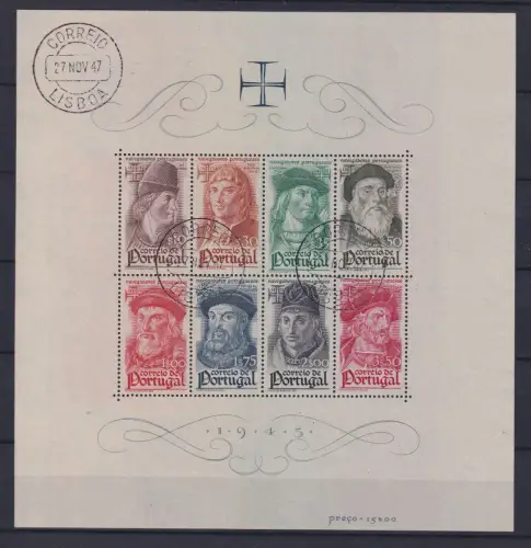 Portugal Block 7 gestempelt #NI700