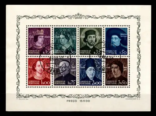 Portugal Block 14 gestempelt #OV223