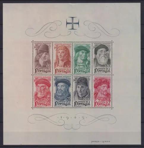 Portugal Block 7 postfrisch #OR522