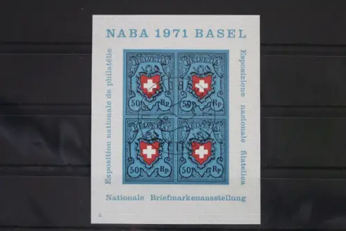 Schweiz Block 21 mit 946 gestempelt #UZ357