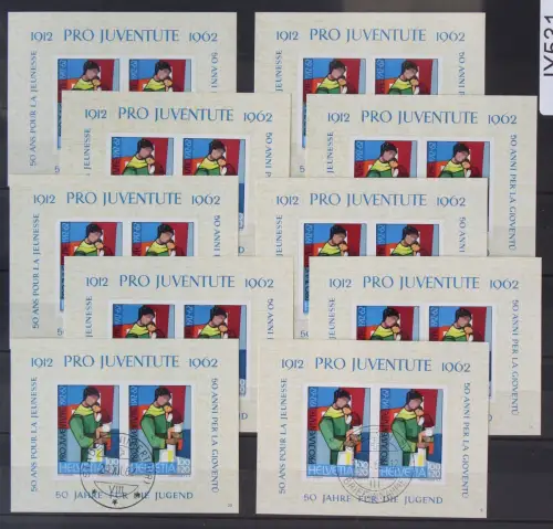 Schweiz Lot Block 17-19 gestempelt/ postfrisch mit ca. 400,- Kat. #IY531