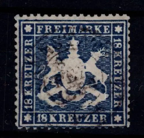 Württemberg 20 y gestempelt Nefund Irtenkauf BPP #DEM01