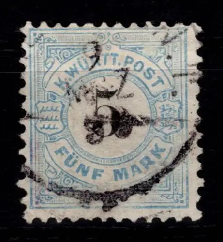 Württemberg 54 gestempelt tief signiert Lange #DEM71