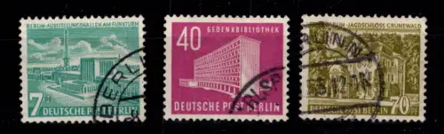 Berlin 121-123 gestempelt #DEO68