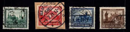 Deutsches Reich 450-453 gestempelt #DFV62