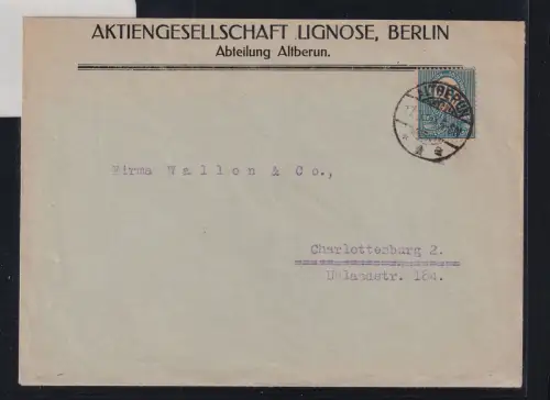 Oberschlesien 6 auf Brief als Einzelfrankatur #DFU48