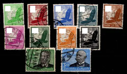Deutsches Reich 529-539 gestempelt #DFV67