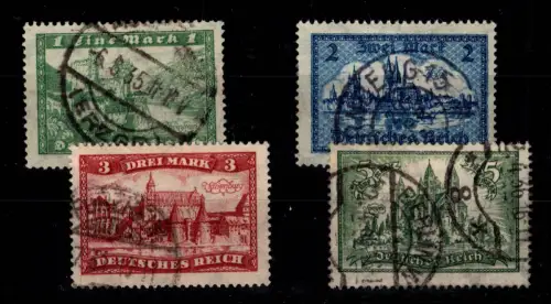 Deutsches Reich 364-367 gestempelt #DFV54