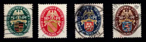 Deutsches Reich 398-401 gestempelt #DFV58