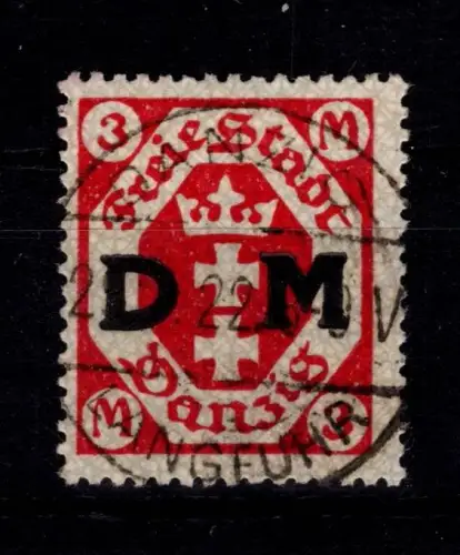 Danzig Dienstmarke 23 gestempelt #DFX40