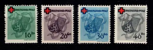 Französische Zone Rheinland-Pfalz 42 A- 45 A postfrisch #DGF00