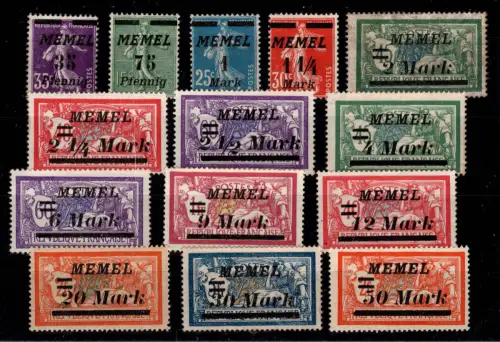 Memel 84-97 postfrisch #DFX37