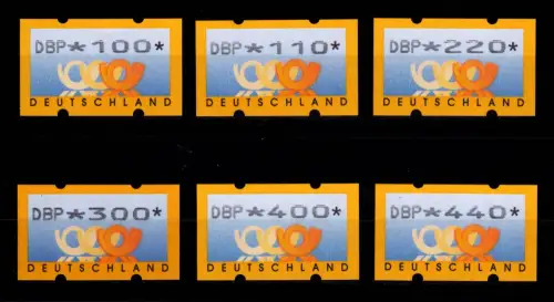 BRD Bund Automatenmarken 3.1 VS 1 postfrisch mit Nummer #DGG94