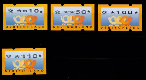 BRD Bund Automatenmarken 3.3 RS 2 postfrisch ohne Nummer #DGG64