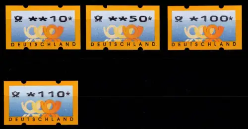 BRD Bund Automatenmarken 3.3 RS 2 postfrisch mit Nummer #DGG61