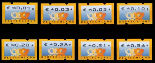 BRD Bund Automatenmarken 4.1 RS 1 postfrisch mit Nummer #DGG84