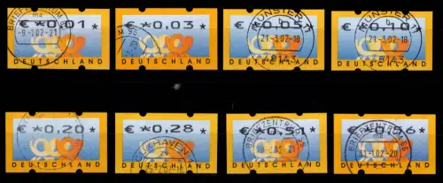 BRD Bund Automatenmarken 4.1 RS 1 gestempelt ohne Nummer #DGG88