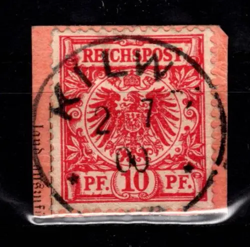 Deutsche Kolonien Ostafrika VO 47 d gestempelt Kilwa, signiert Lantelme #DFN69