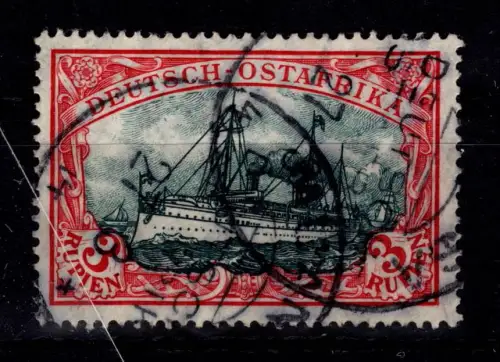 Deutsche Kolonien Ostafrika 39 I A b gestempelt geprüft Steuer VÖB #DFO04