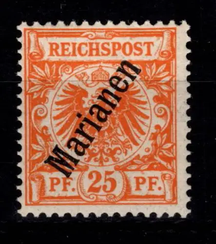 Deutsche Kolonien Marianen 5 II a postfrisch geprüft Jäschke BPP #DFR53
