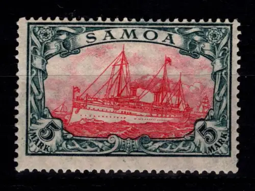 Deutsche Kolonien Samoa 23 mit Falz #DFS46