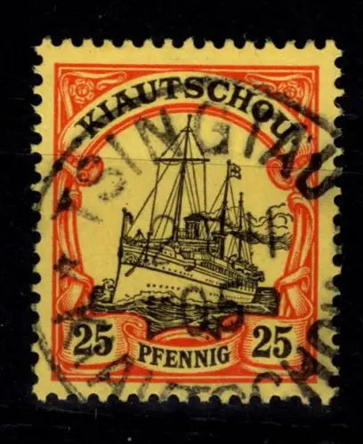 Deutsche Kolonien Kiautschou 9 gestempelt #DFQ83