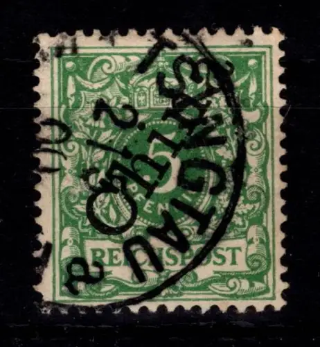 Deutsche Kolonien Kiautschou V 2 II gestempelt #DFQ80