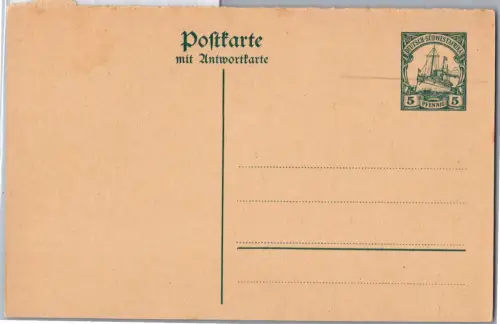 Deutsche Kolonien Südwestafrika P 21 als Ganzsache ungelaufen #DGE24
