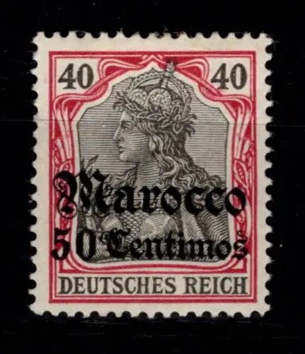 Deutsche APA Marokko 27 mit Falz #DGD92